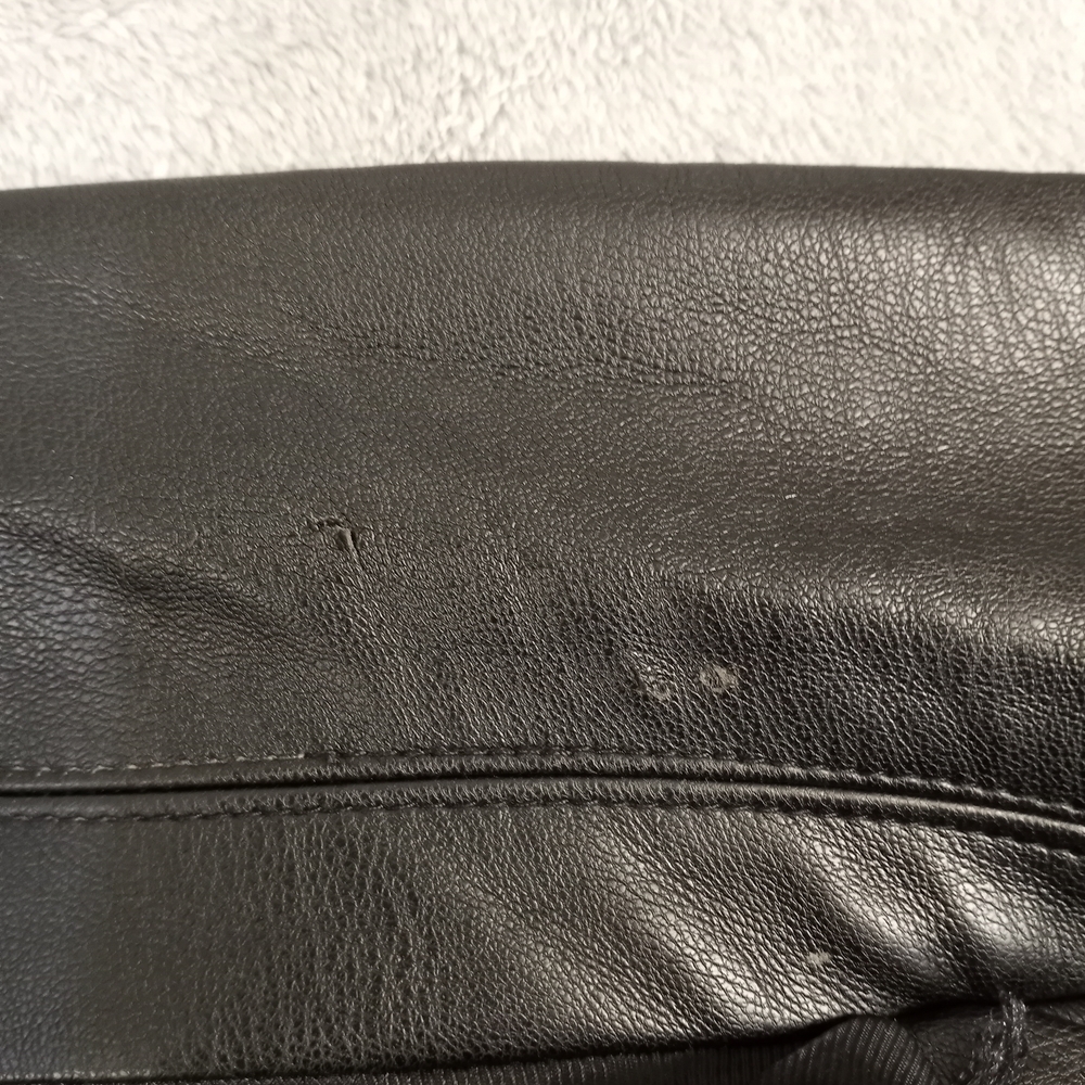 Zara Women's Black Faux Leather Blazer Jacket Size Medium - Picture 16 of 16